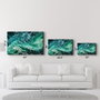 Wallity Pintura Decorativa de Vidrio Templado Multicolor 35 x 55 cm